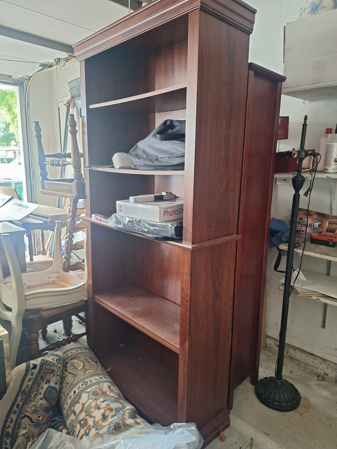 Dark Wood Bookshelf