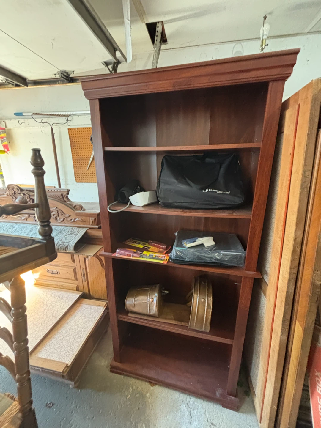 Dark Wood Bookshelf - photo 2