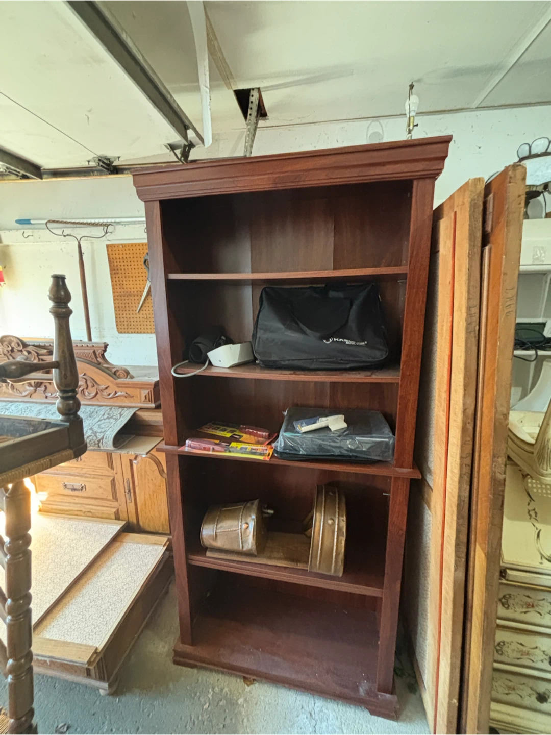 Dark Wood Bookshelf - photo 3