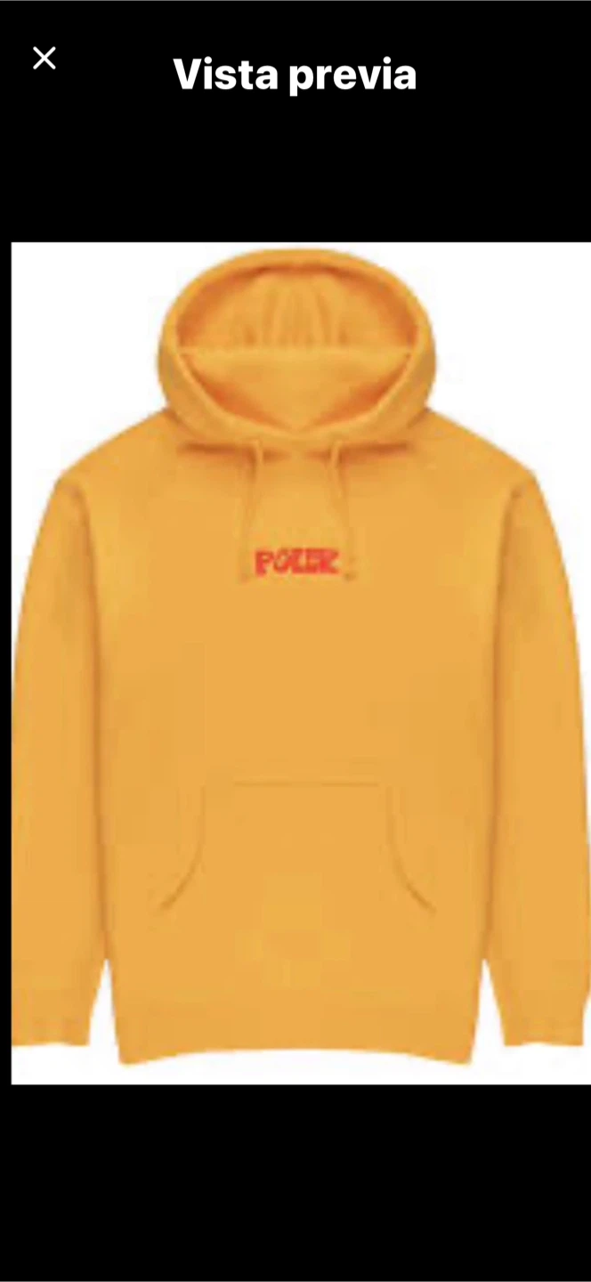 Poler Mustard Yellow Hoodie