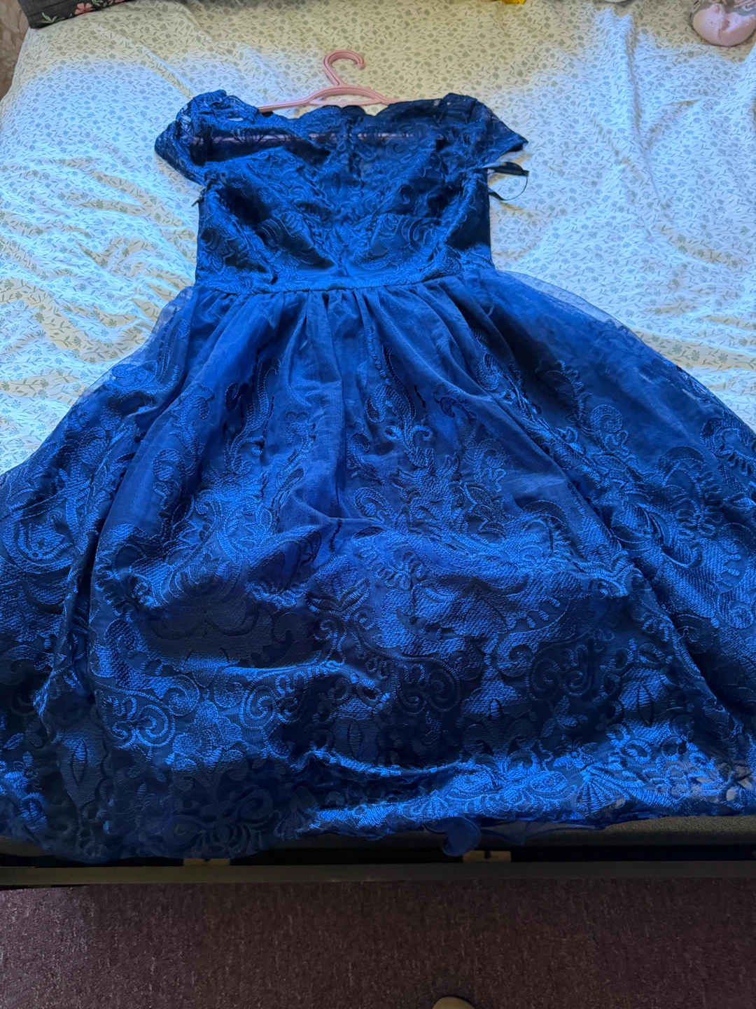 Blue Lace Dress