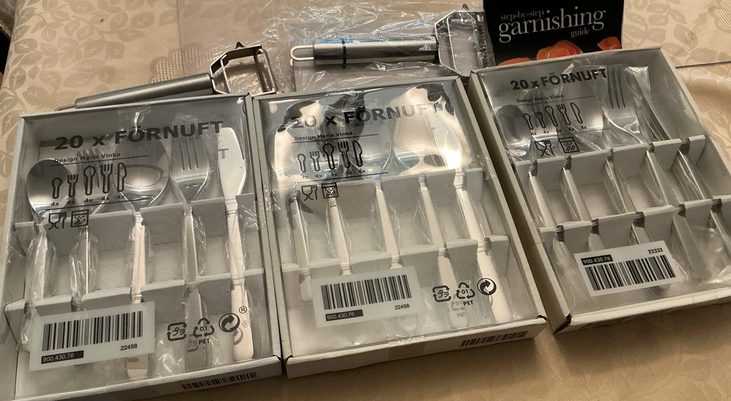 IKEA FÖRNUFT 20-Piece Cutlery Set and Peeling Tools