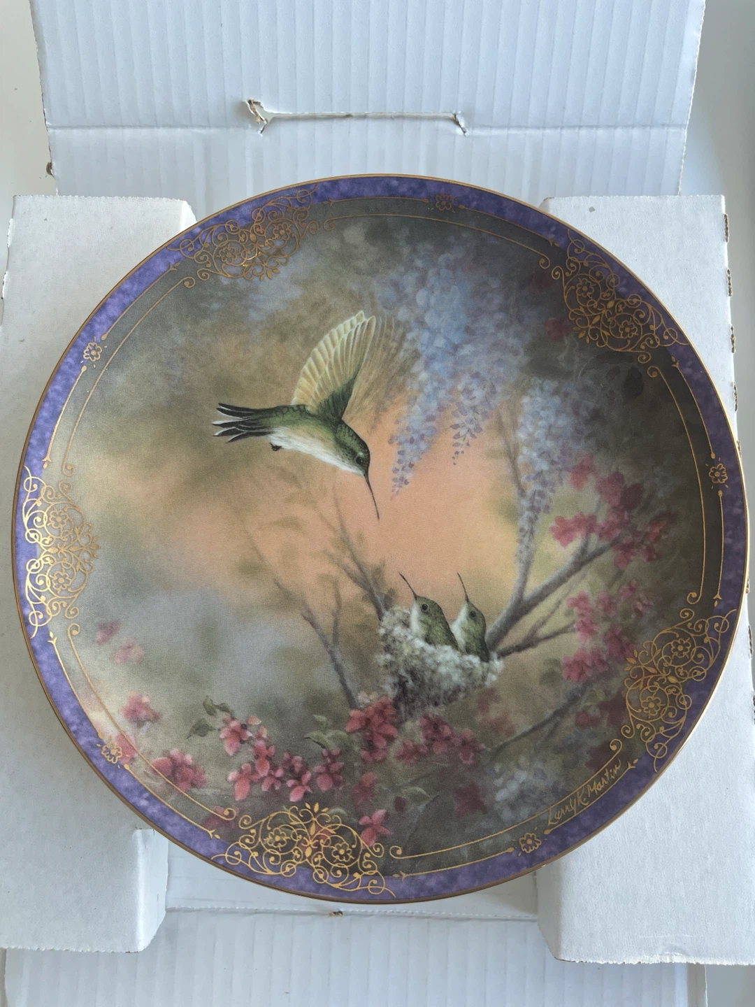 2 Bradford Exchange Nature's Little Treasures Plates - photo 2