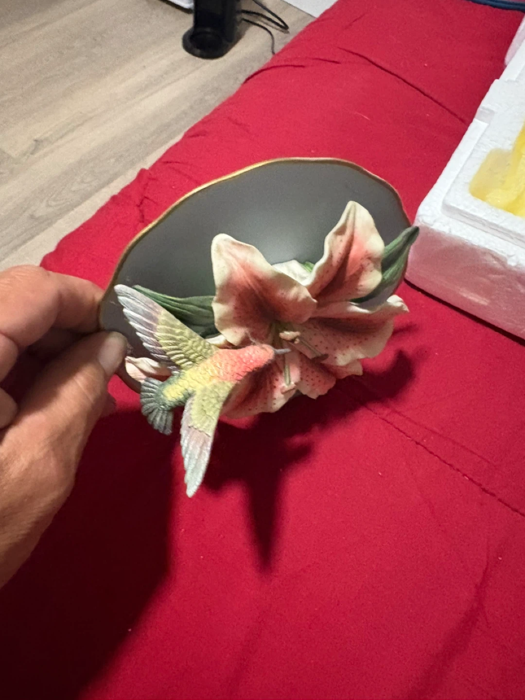 Bradford Exchange Fragile Beauty Celestial Lily Plate - photo 3