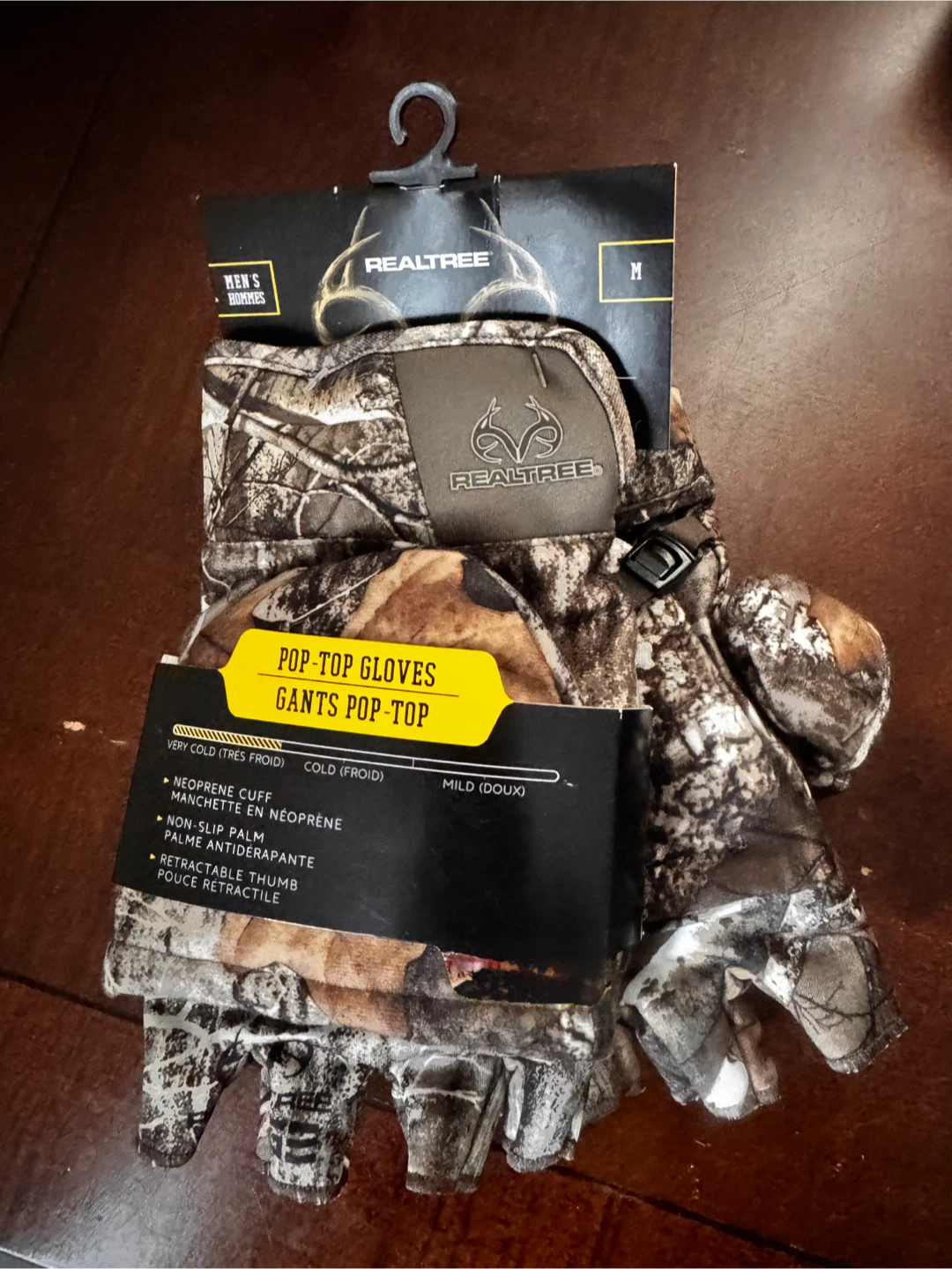 Realtree Pop-Top Gloves