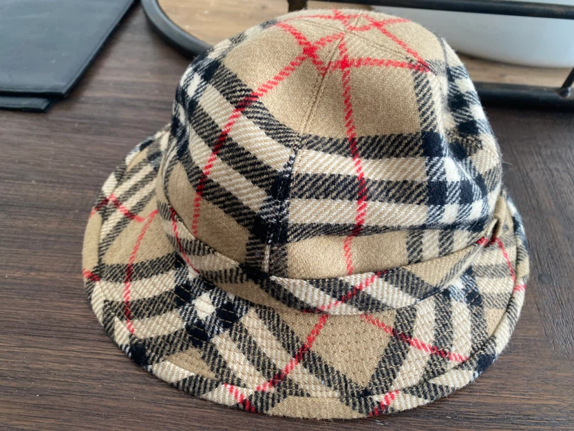 Burberrys Vintage Check Wool Bucket Hat - photo 2