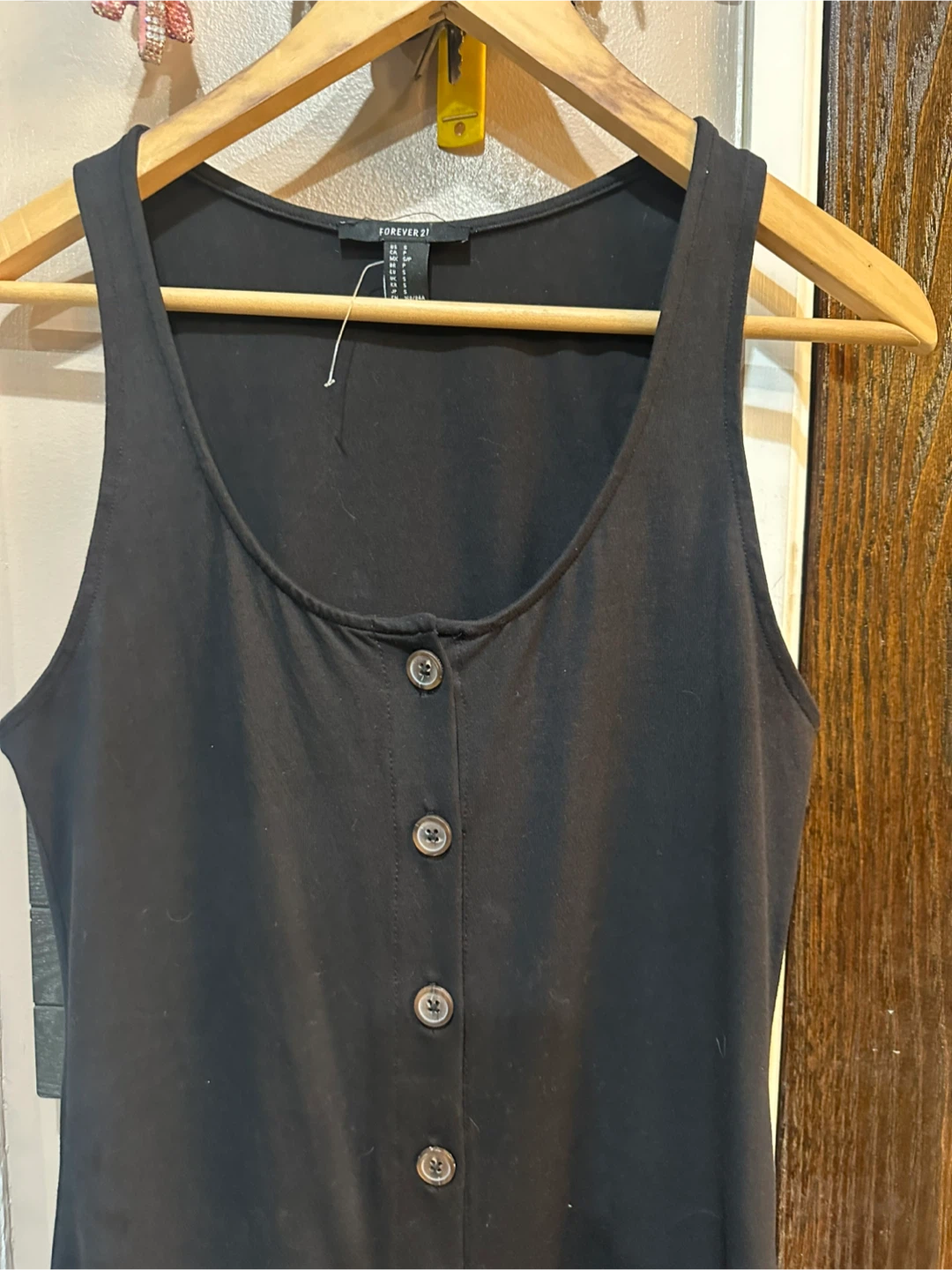 Forever 21 Black Button-Down Dress - photo 2