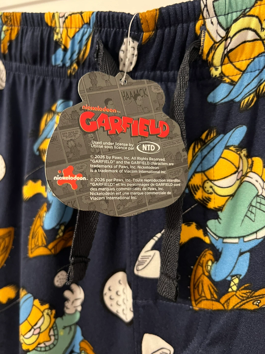 Garfield Golf Print Lounge Shorts - photo 3