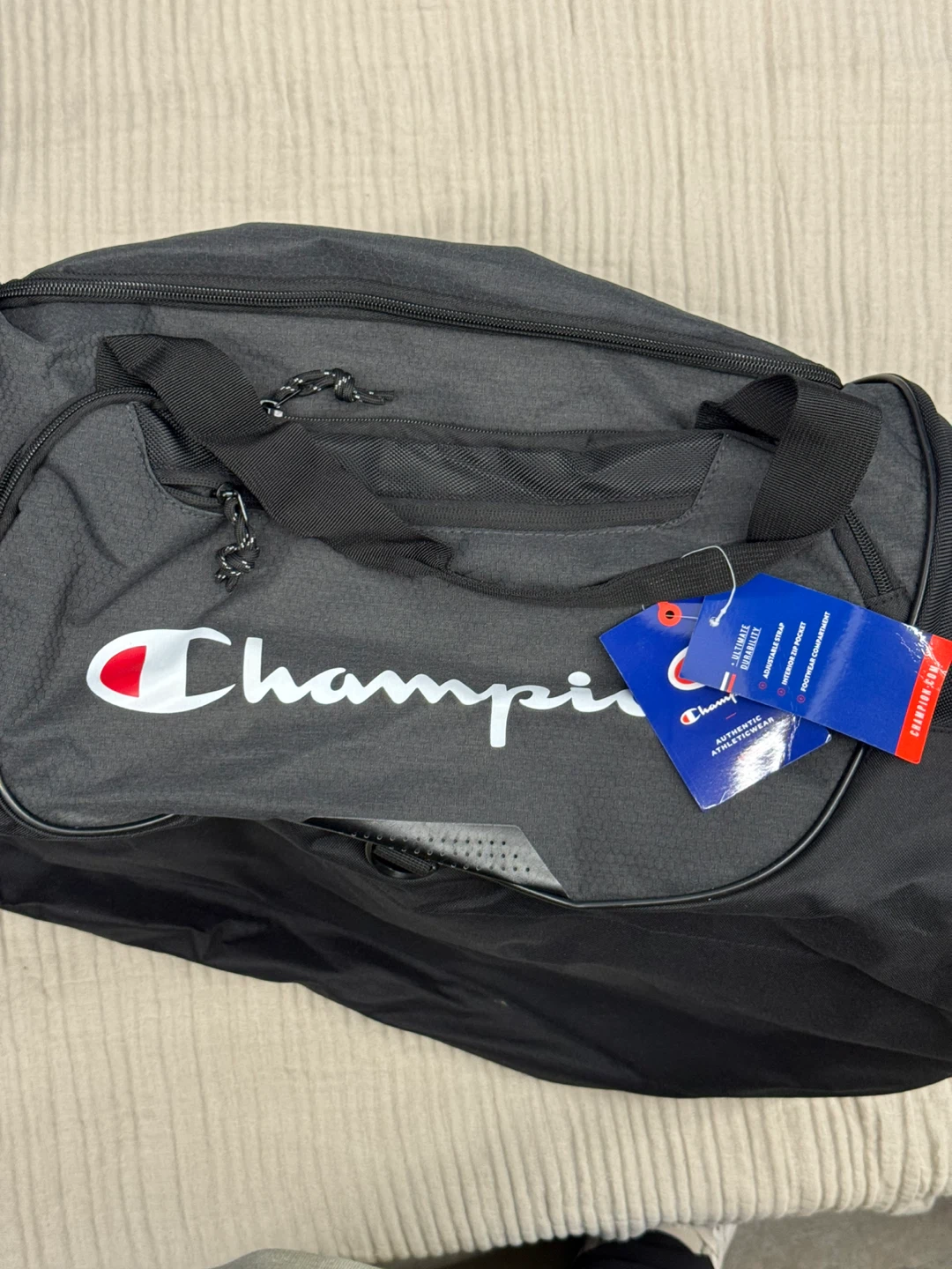 Champion Black Athletic Duffel Bag - photo 3