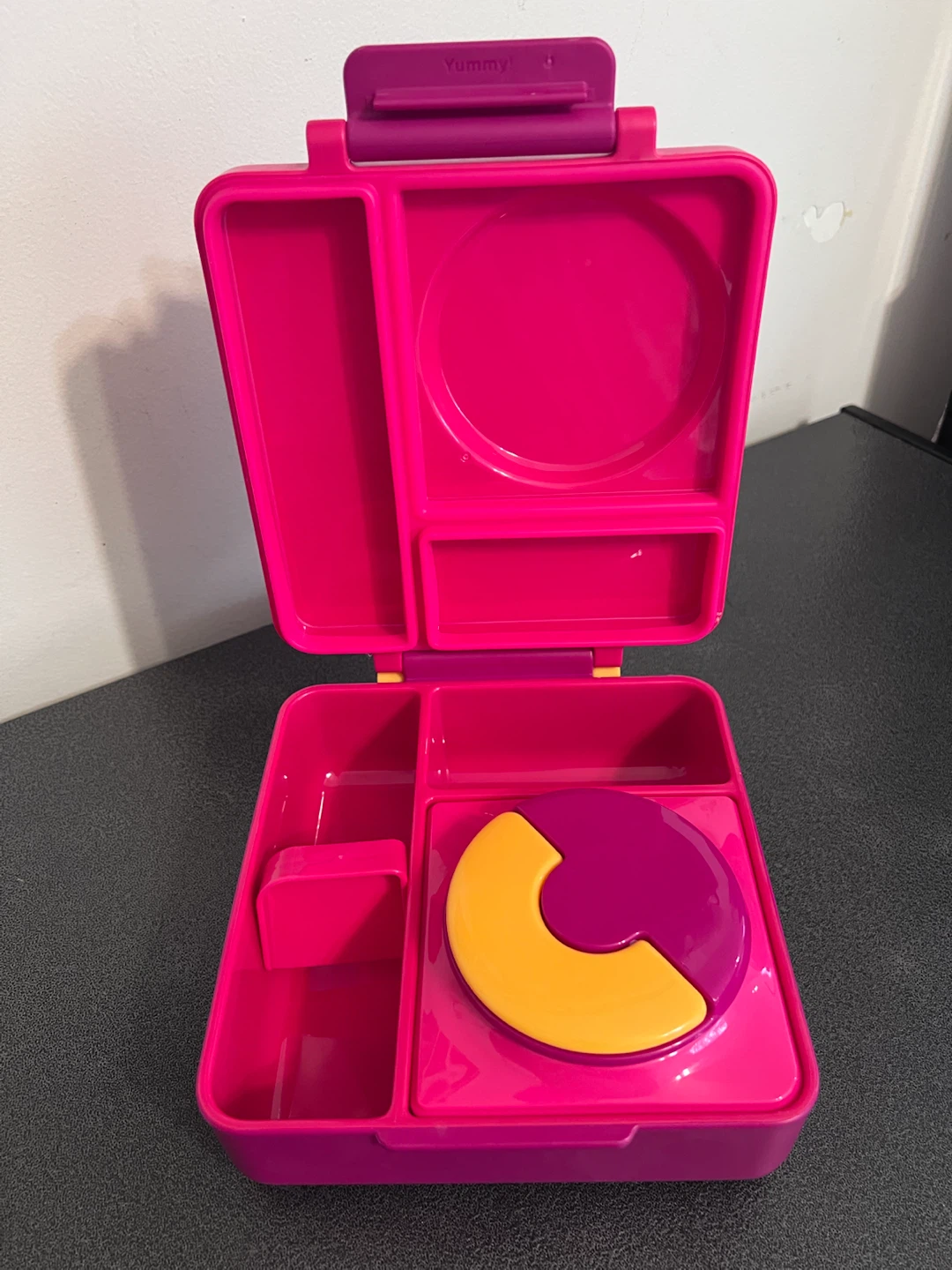 OmieBox Kids Insulated Bento Lunch Box – Pink – Mint Condition - photo 4