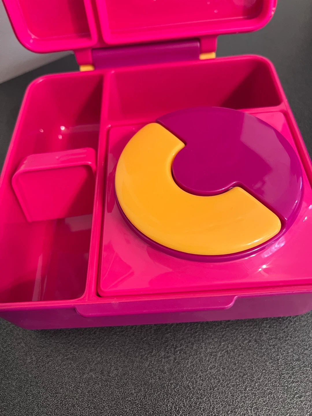 OmieBox Kids Insulated Bento Lunch Box – Pink – Mint Condition - photo 5