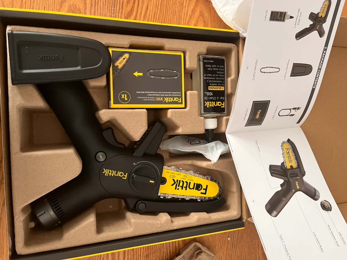Fanttik W10 Apex TurboLite Mini Chainsaw - photo 5