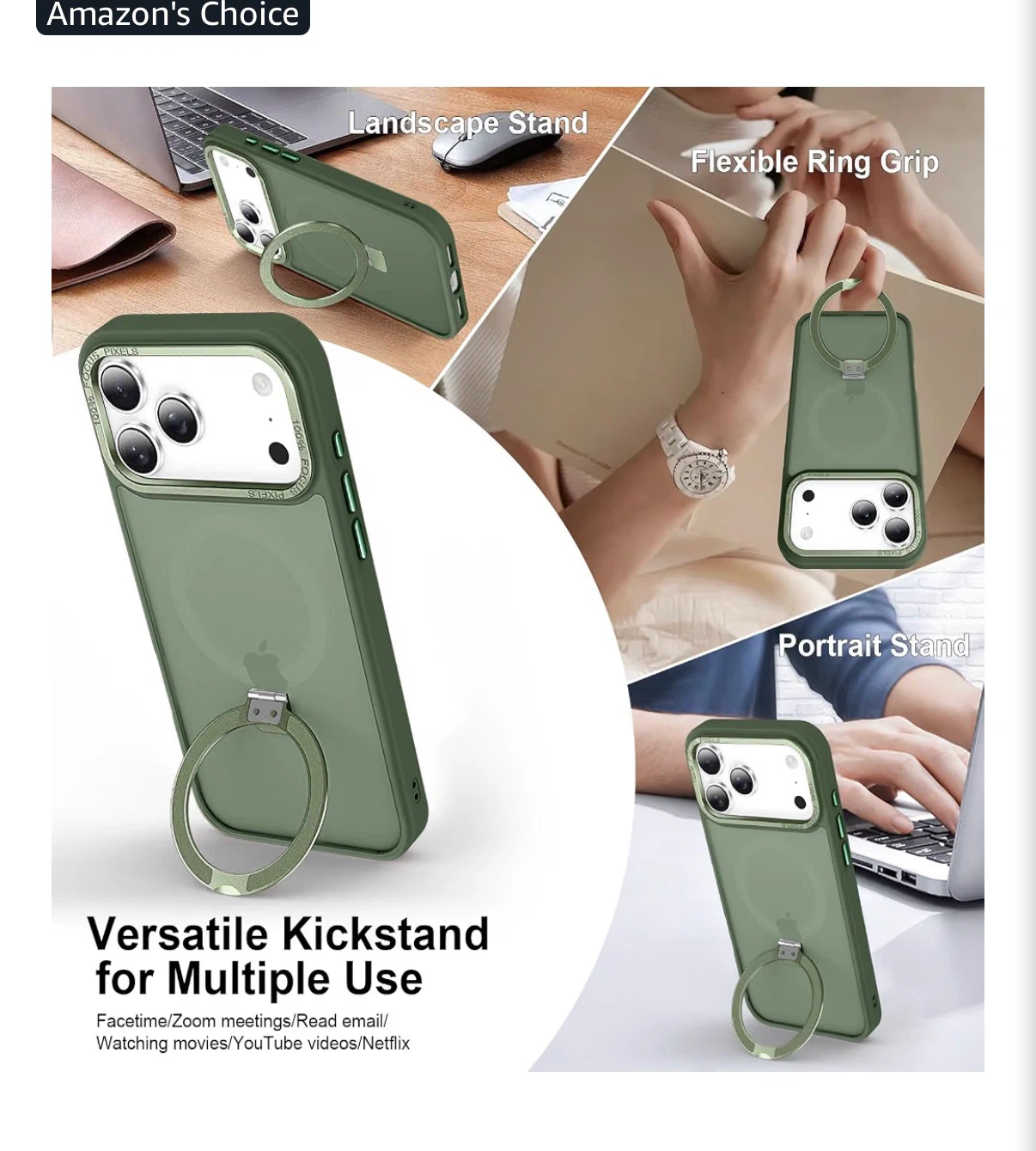 iPhone 18 Pro Max Magnetic Case in Midnight Green - photo 3
