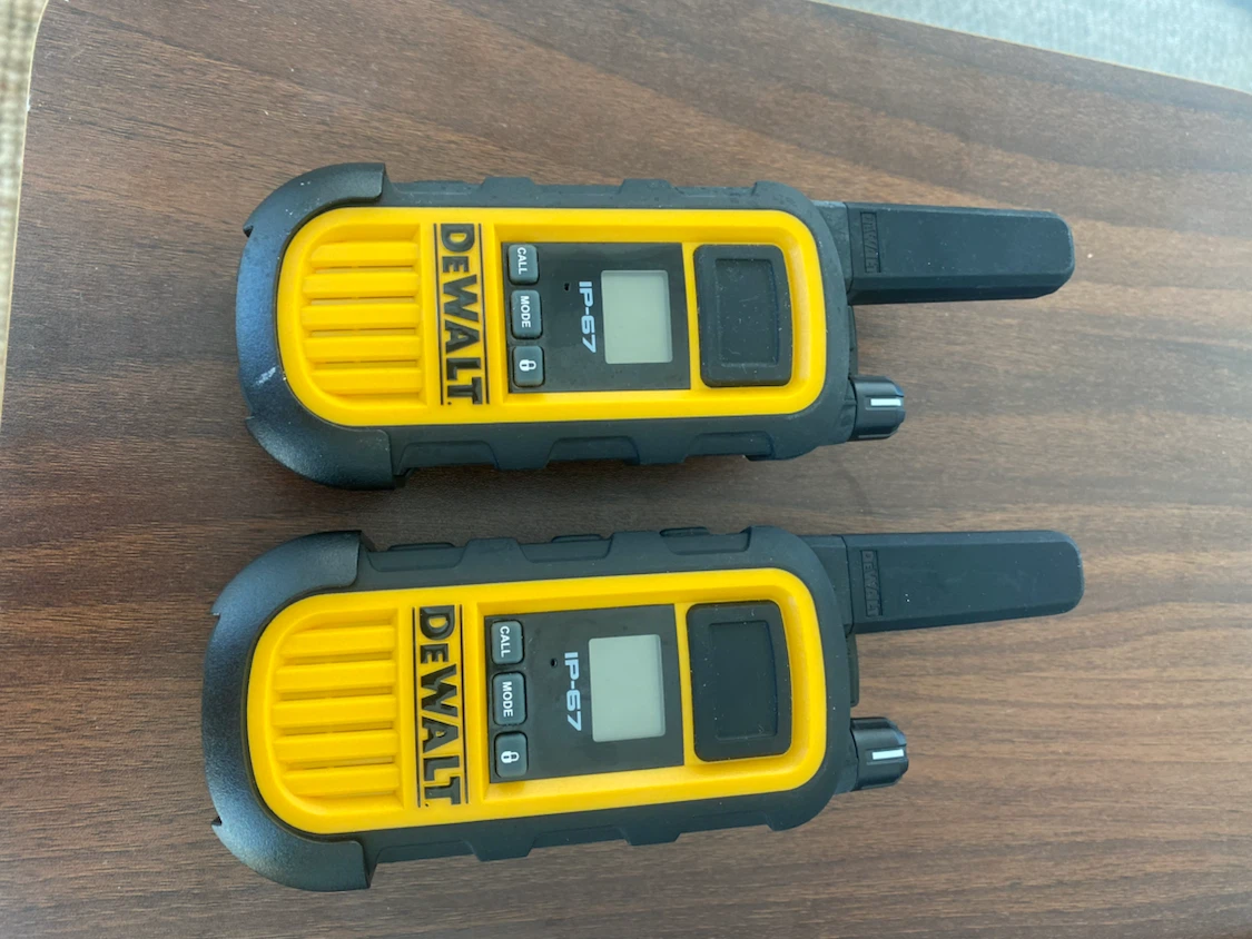 New Pair of DeWalt  Walkie Talkies-Retails over $200(inc tax) - photo 2