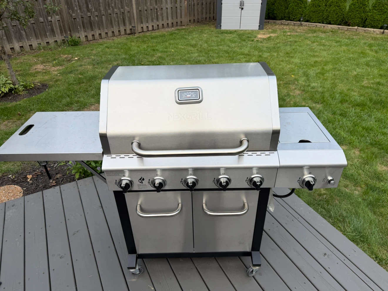 Nexgrill 5-Burner + Side Burner Propane Gas Grill w/ Cover - photo 2