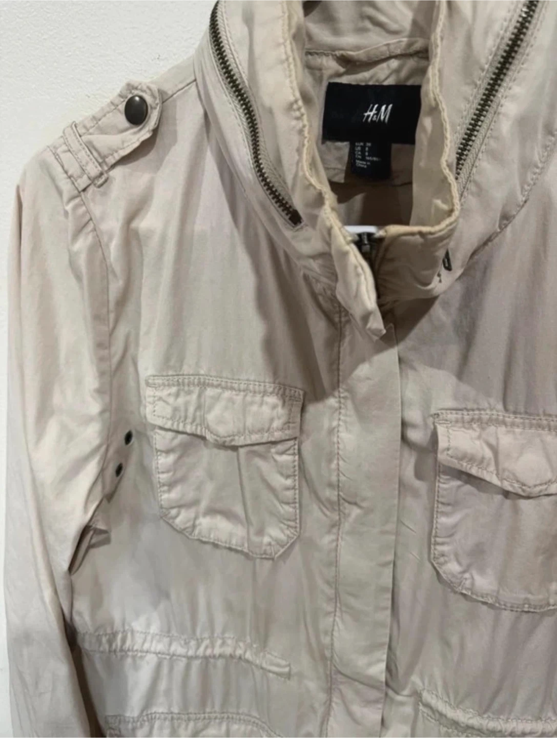 H&M Utility Jacket with Hidden Hood