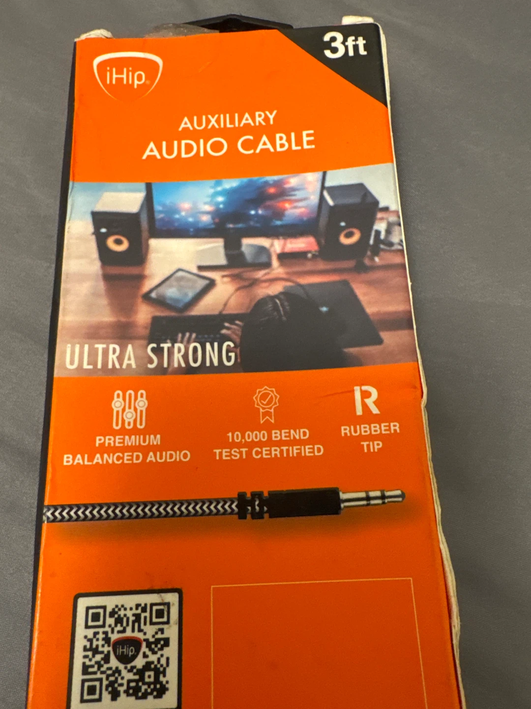 iHip 3ft Auxiliary Audio Cable