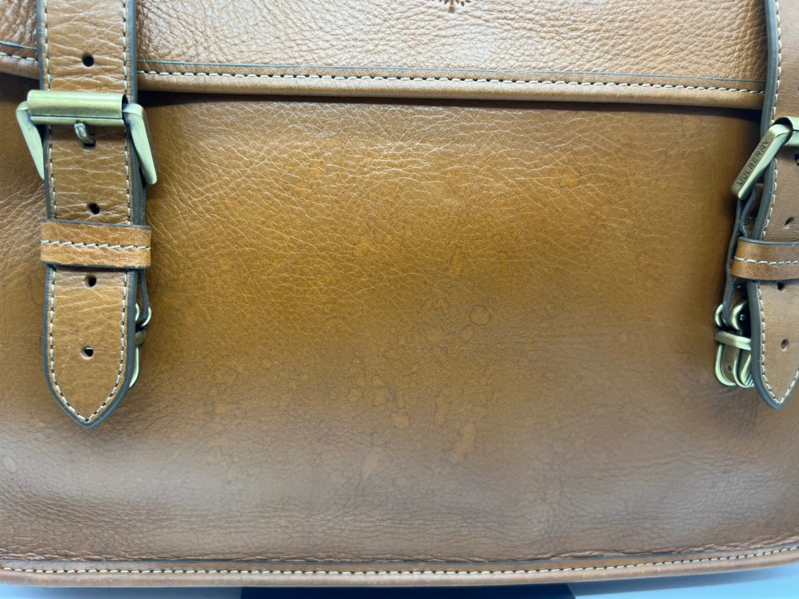 MULBERRY Elkington Brown Calfskin Leather Briefcase Laptop Bag - photo 2