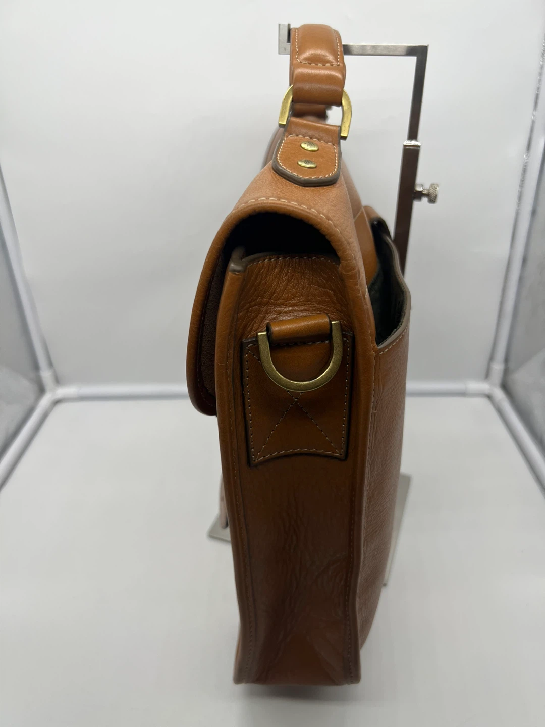 MULBERRY Elkington Brown Calfskin Leather Briefcase Laptop Bag - photo 3