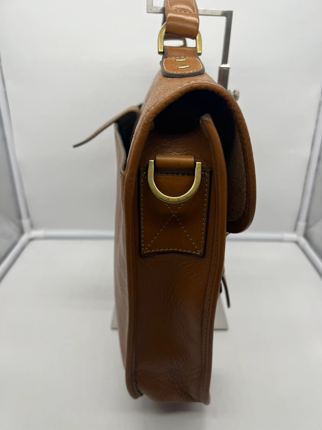 MULBERRY Elkington Brown Calfskin Leather Briefcase Laptop Bag - photo 5