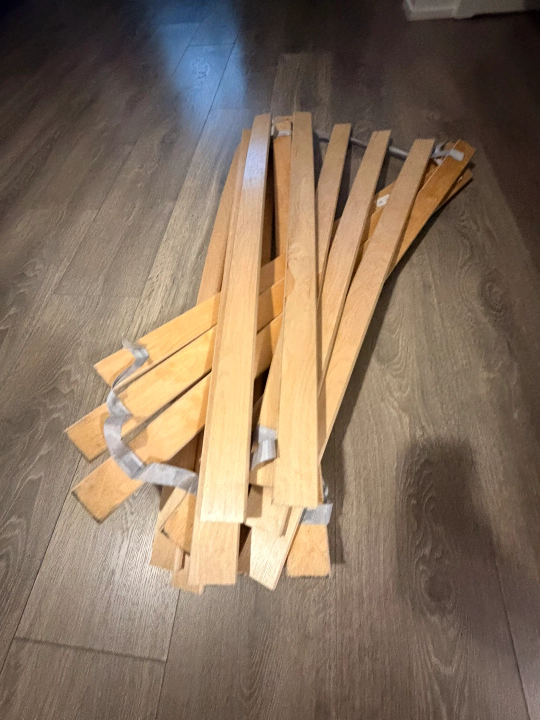 White IKEA Bed Frame - photo 2