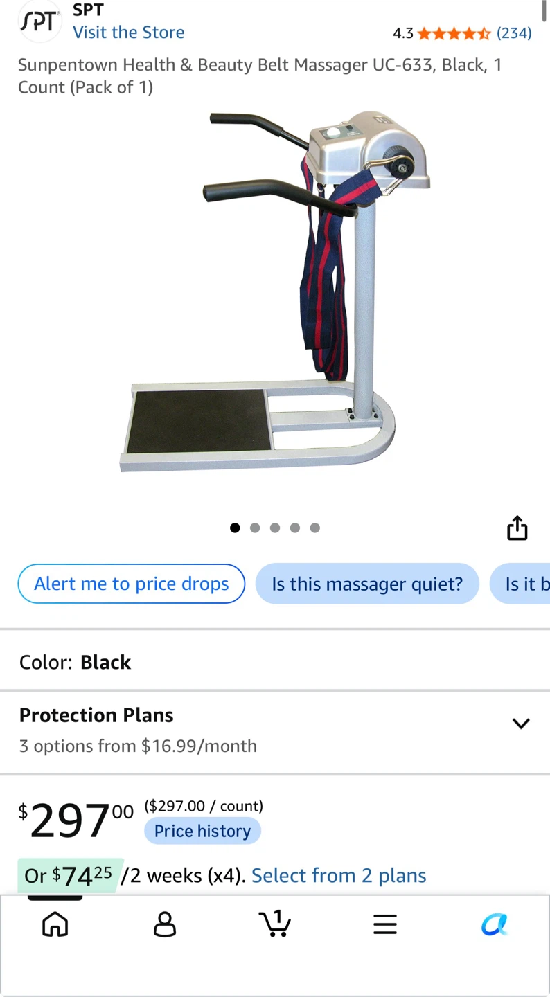 Sunpentown Belt Massager UC-633 - photo 4