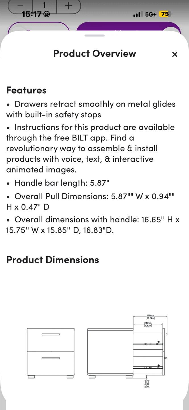 Design Gianna White Nightstand - photo 2