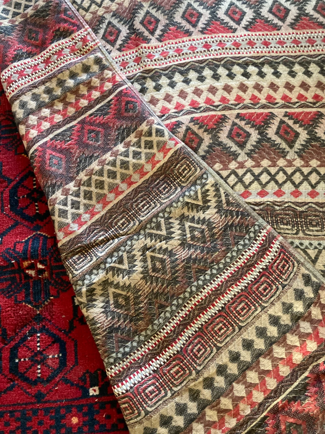 Woven Pattern Scarf with Tassels - photo 2
