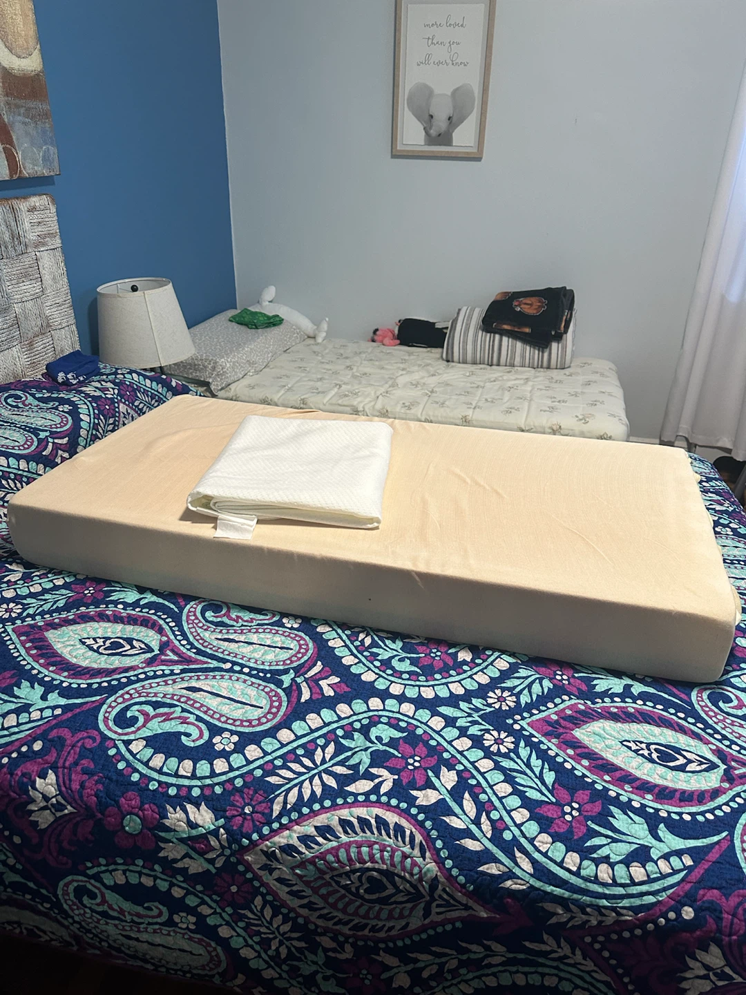 Twin size memory foam mattress topper - photo 2
