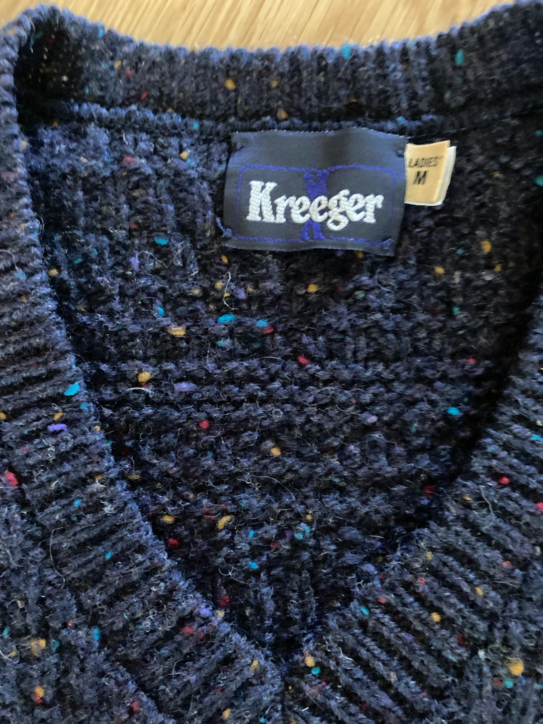 Women’s  Navy Blue V-Neck Sweater Vest - photo 3