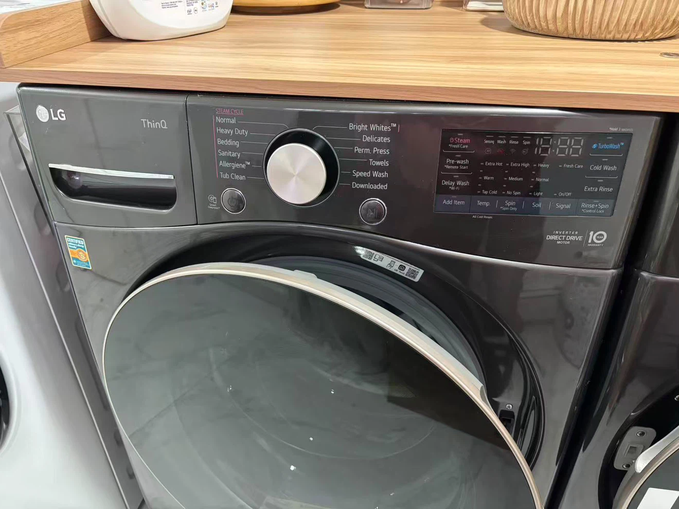 LG Smart Front Load Washer and Electric Dryer Set - photo 3
