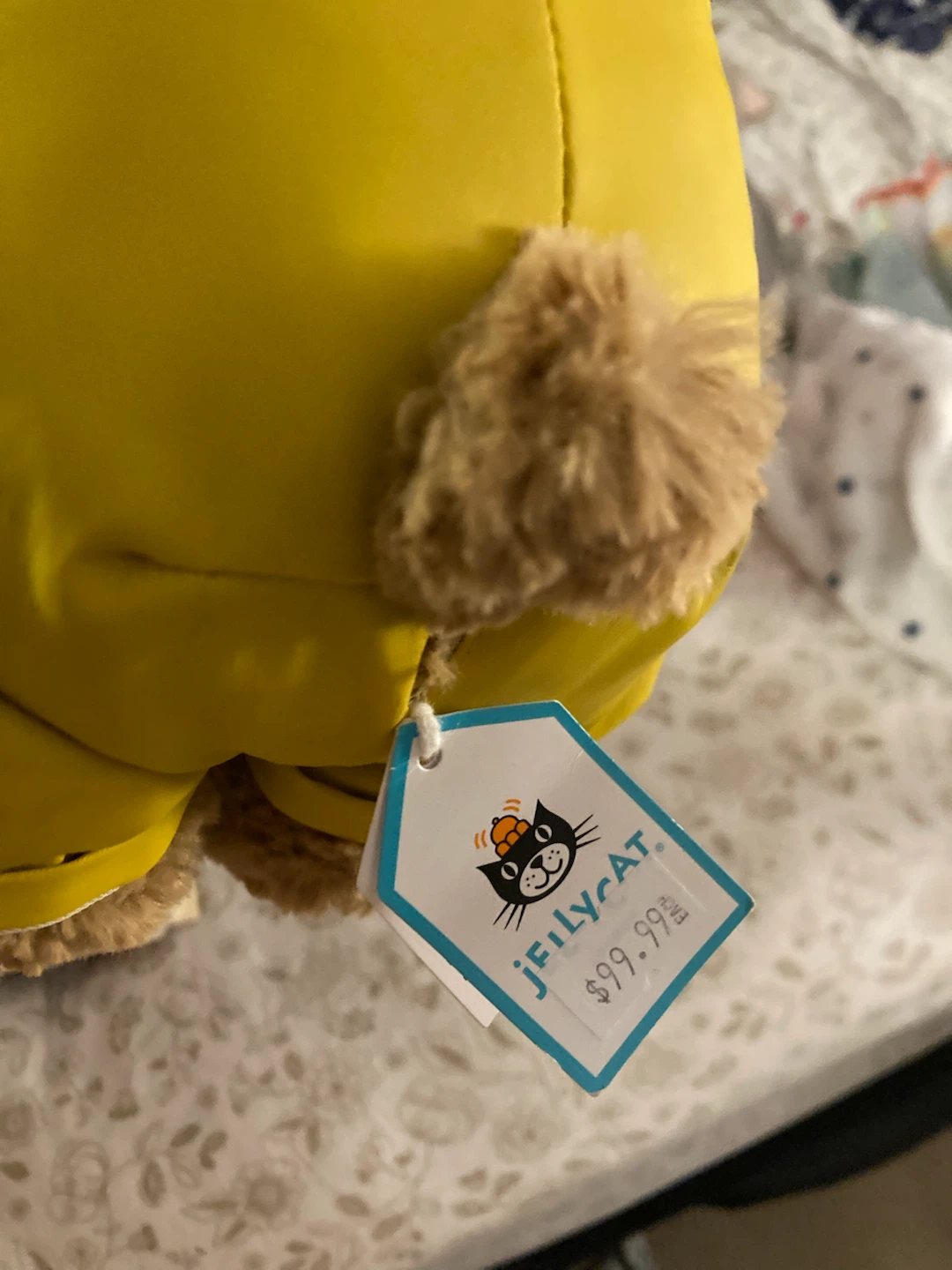 Jellycat Brown Bear Plush Toy with Yellow Overalls - photo 3