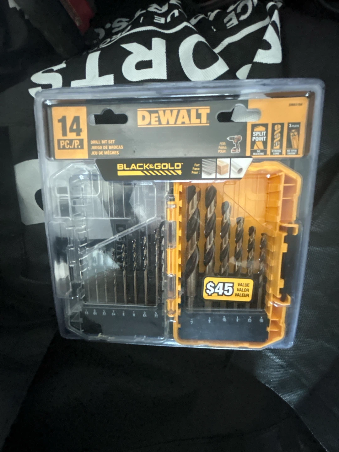 DEWALT 14-Piece Black & Gold Drill Bit Set