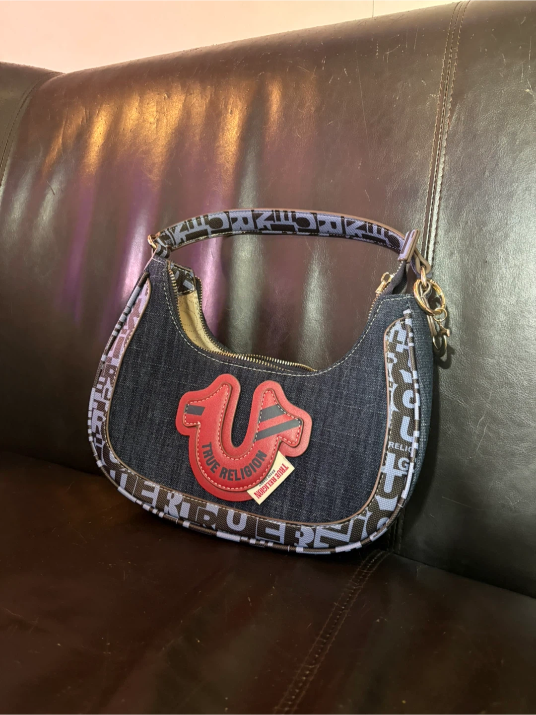 True Religion Denim Shoulder Bag