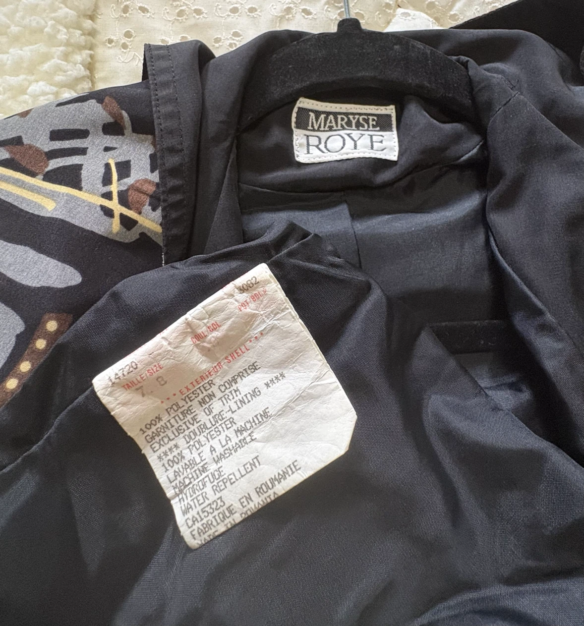 Maryse Roye Hooded Jacket Size 8 - photo 4