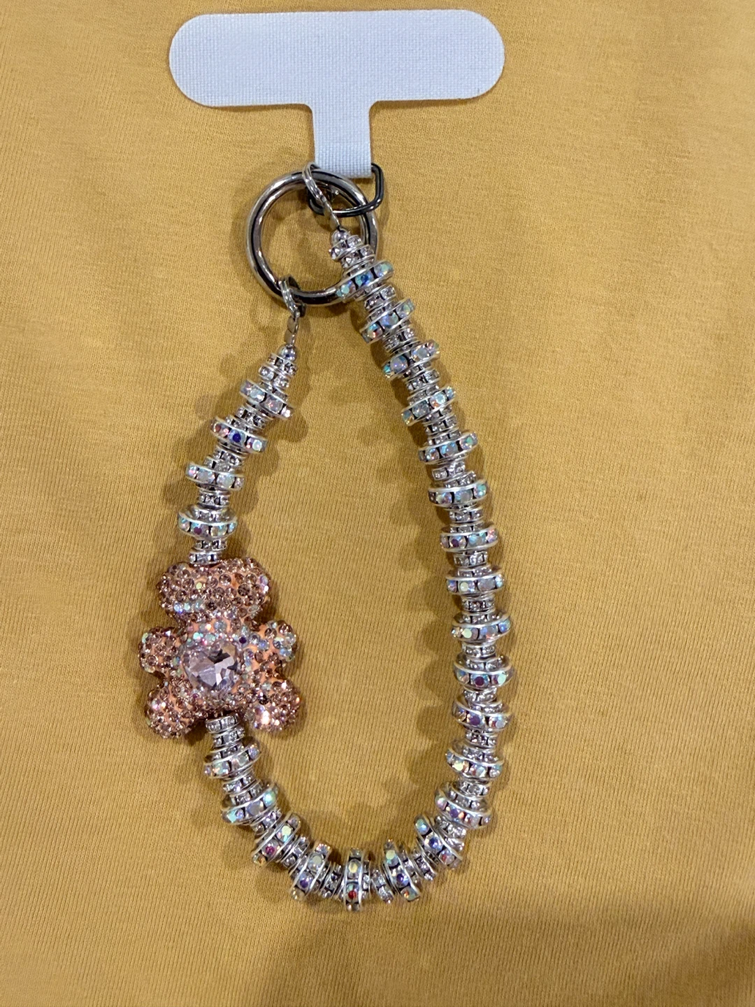 Sparkly Crystal Bear Key Chain - photo 2