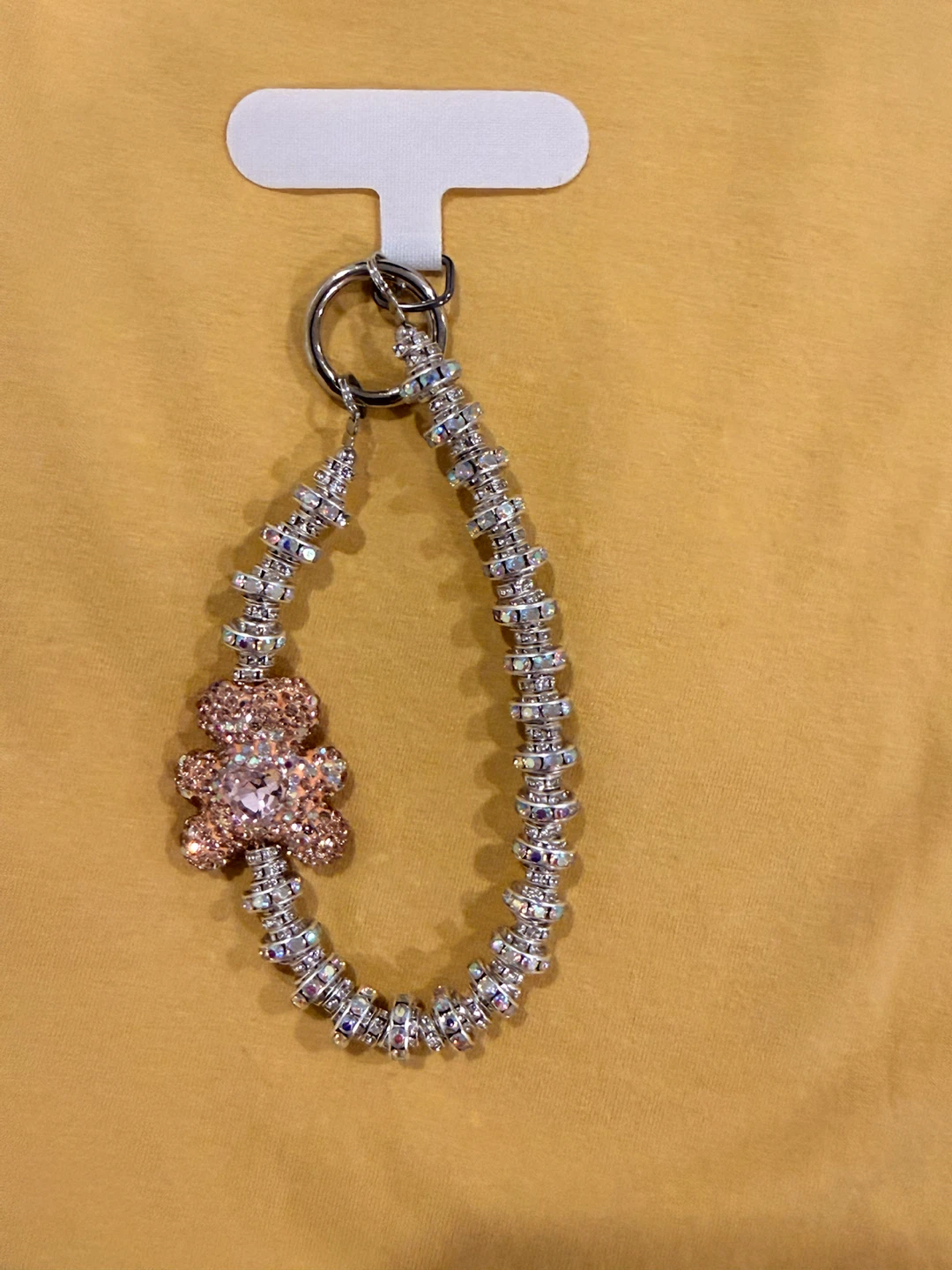 Sparkly Crystal Bear Key Chain - photo 3