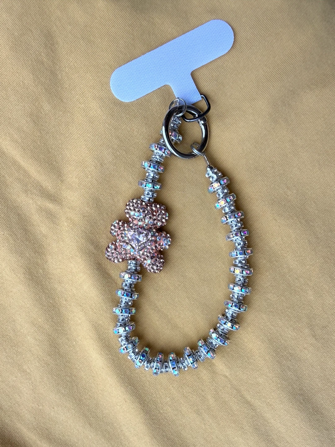 Sparkly Crystal Bear Key Chain - photo 4