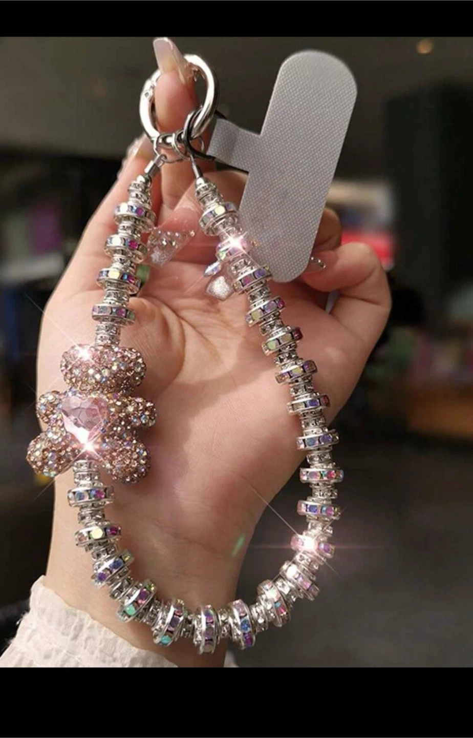 Sparkly Crystal Bear Key Chain - photo 5