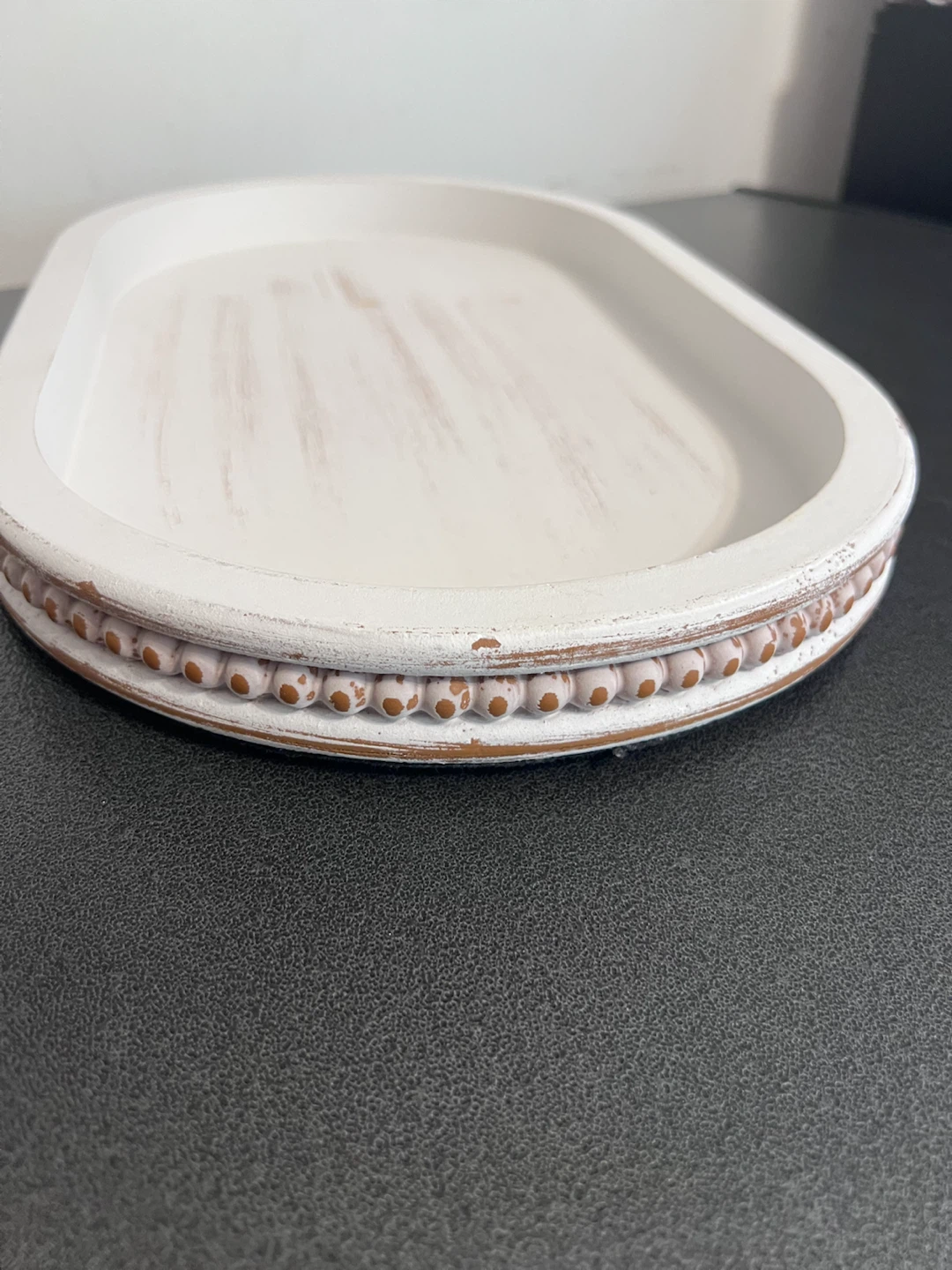 Decorative Oval Beaded Tray – Brand New - photo 5