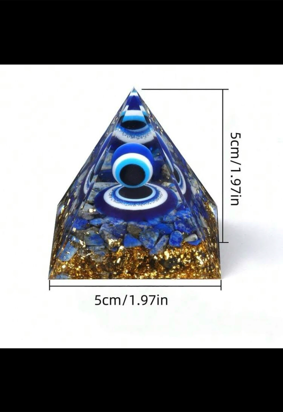 Evil Eye Orgone Pyramid