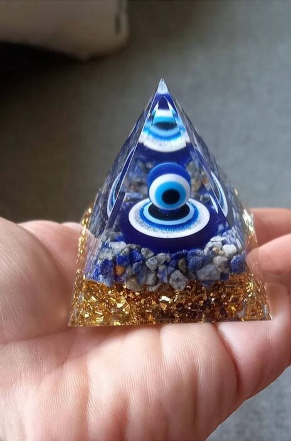 Evil Eye Orgone Pyramid - photo 3