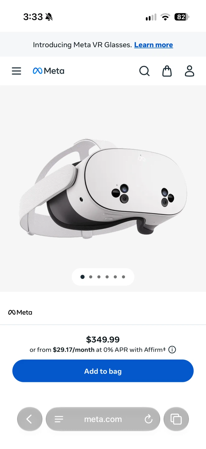 Meta Quest 3s VR Headset with extra batteries and Dock !