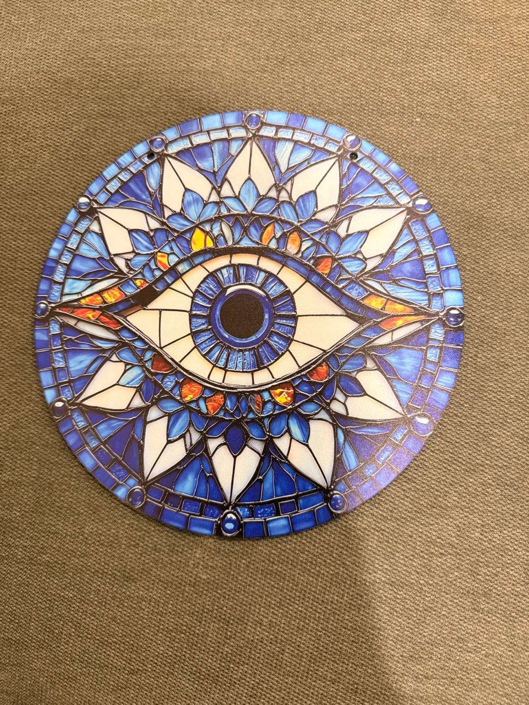 Blue Evil Eye Wall Hanging Decor