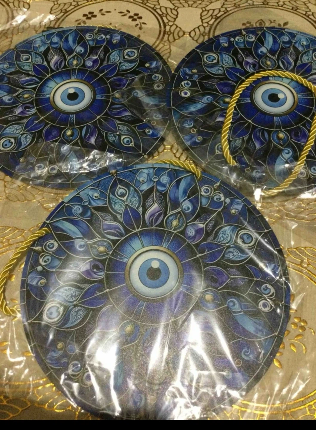 Blue Evil Eye Wall Hanging Decor - photo 3