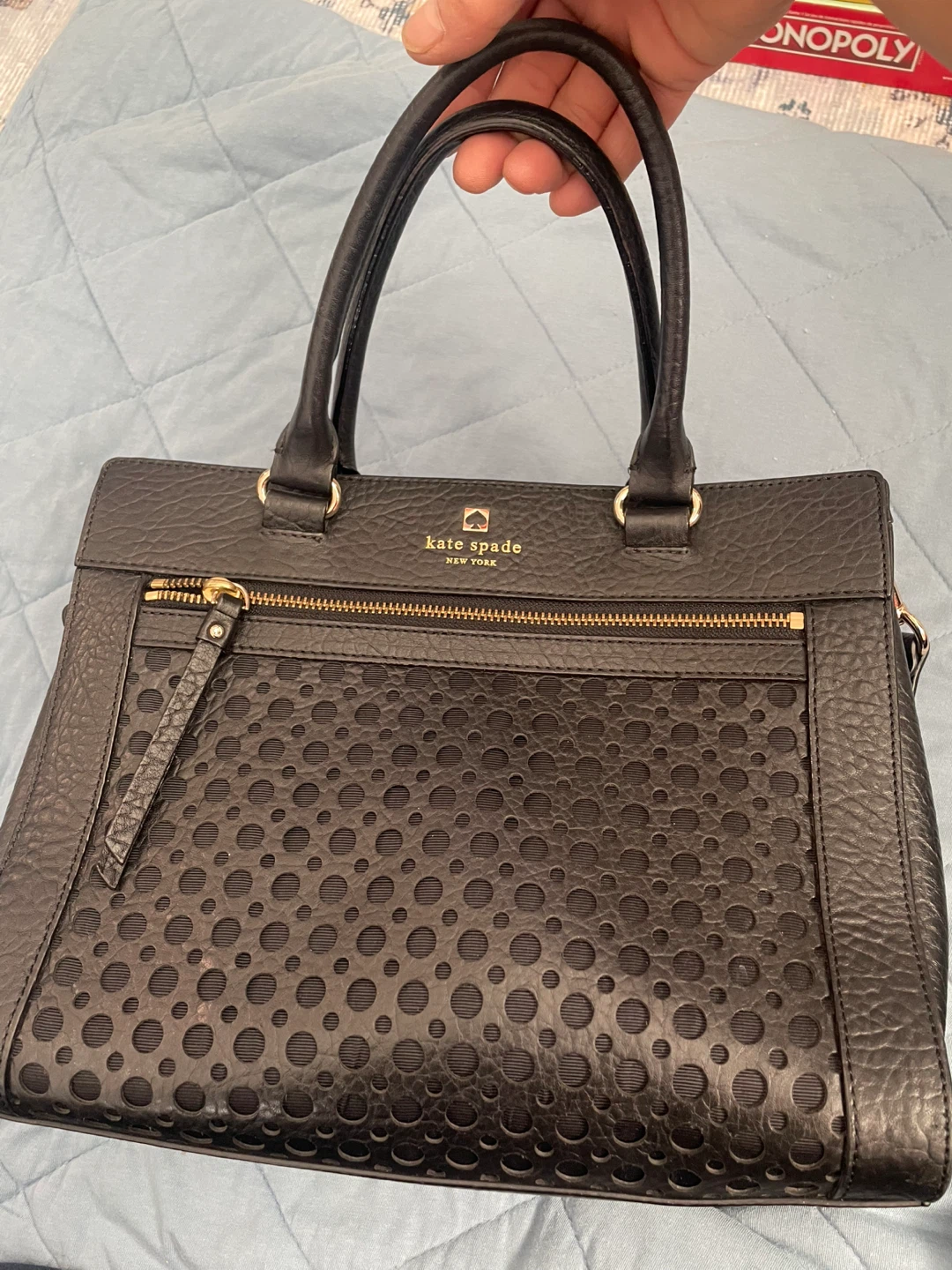Kate Spade New York Black Leather Handbag