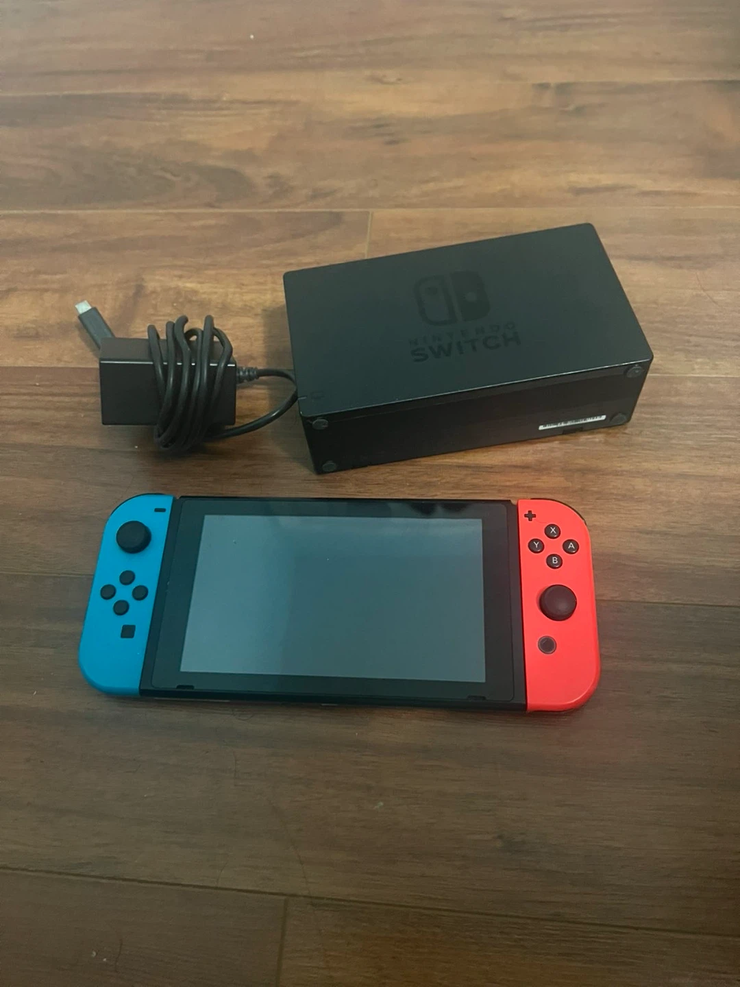 Nintendo Switch Console with Neon Controllers - photo 3