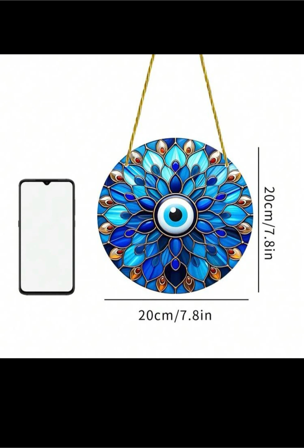 Decorative Evil Eye Wall Hanging Ornament - photo 3
