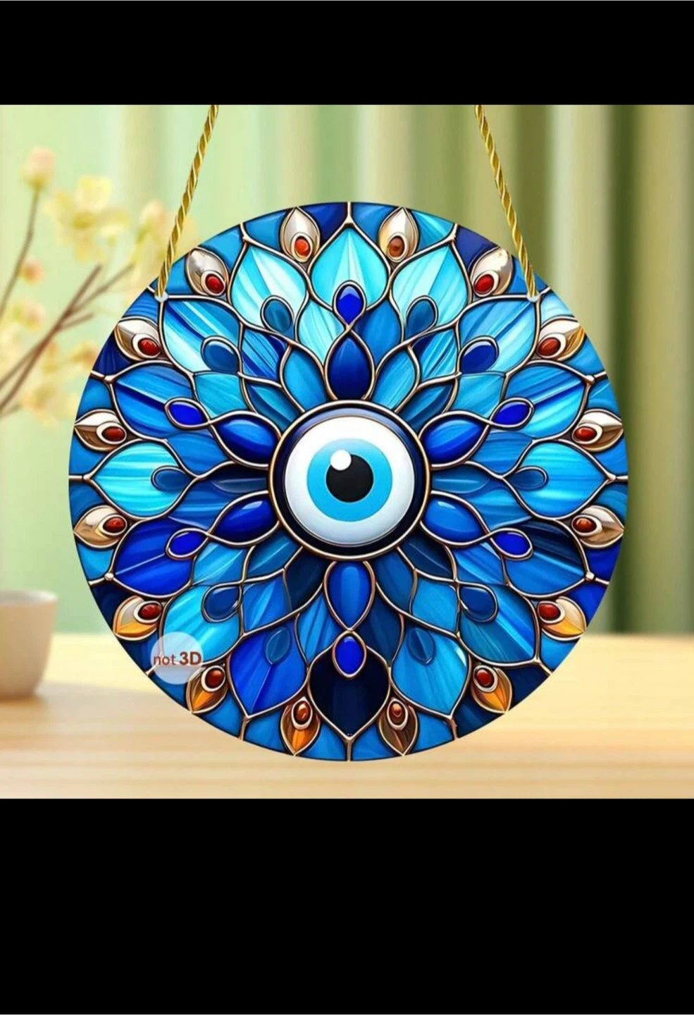 Decorative Evil Eye Wall Hanging Ornament - photo 5