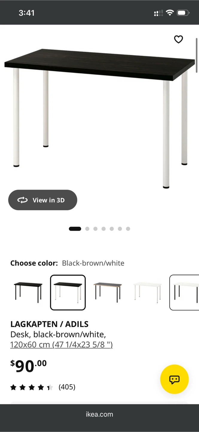 IKEA LAGKAPTEN / ADILS Desk